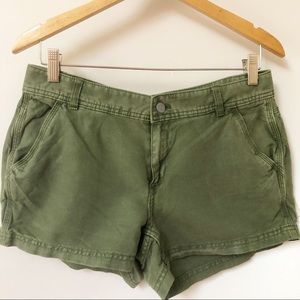 J. CREW Factory Garment Dyed Linen-Cotton Shorts